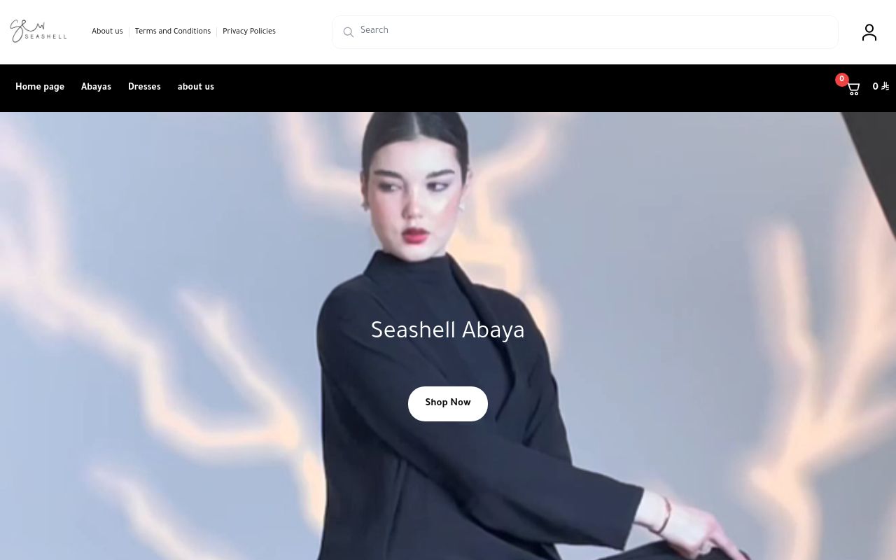 Seashell Abaya