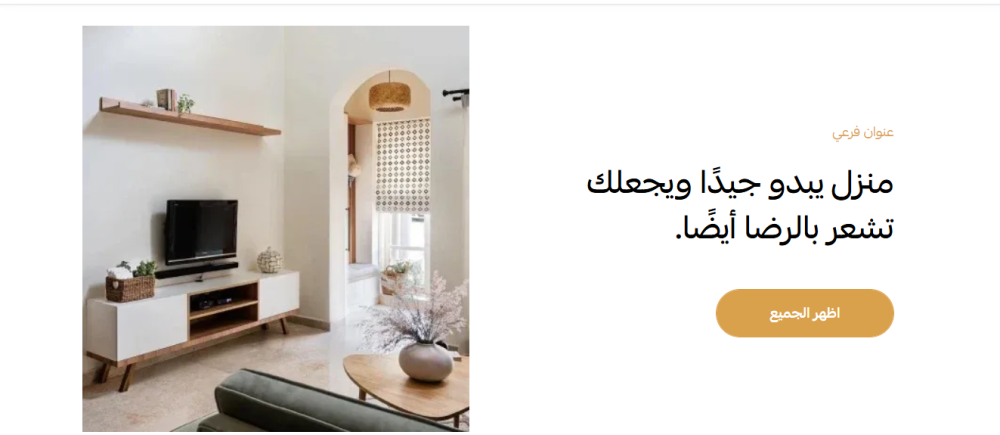 صورة مع نص و زر (رونق)