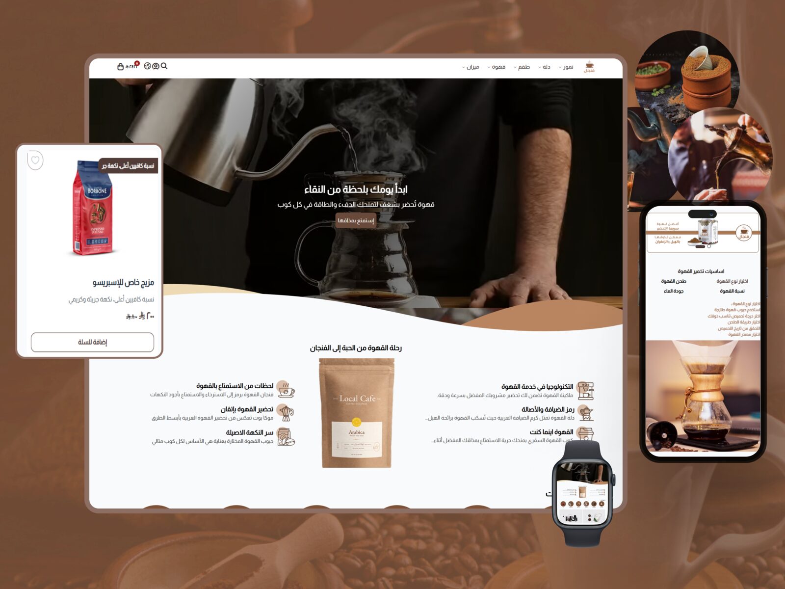 عرض مميز للصفحات الداخلية