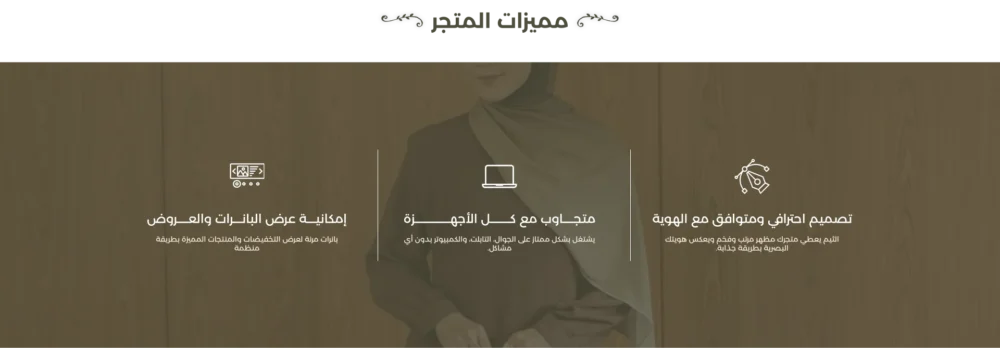 مميزات المتجر - فكرة