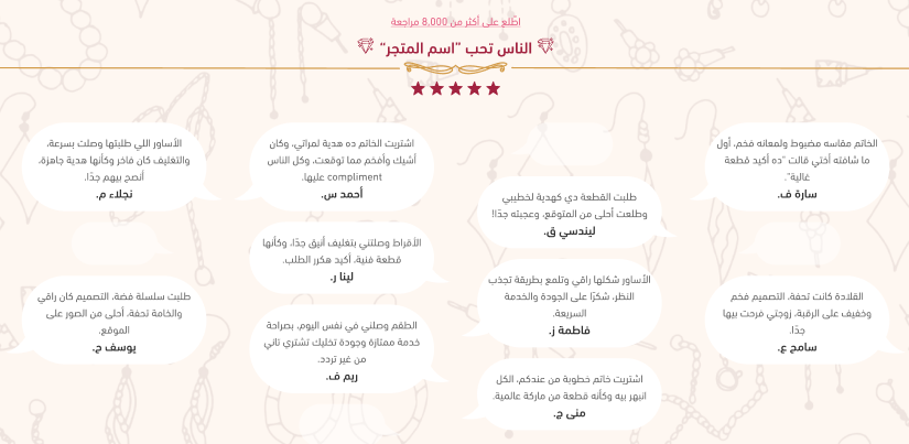 اراء العملاء - تميز