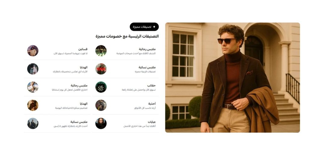 تصنيفات مميزة (ثيم شهرة)