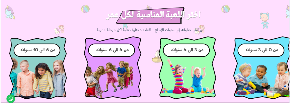 الفئات العمرية