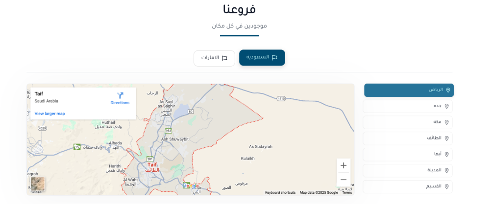 فروع المتجر (سيليا)