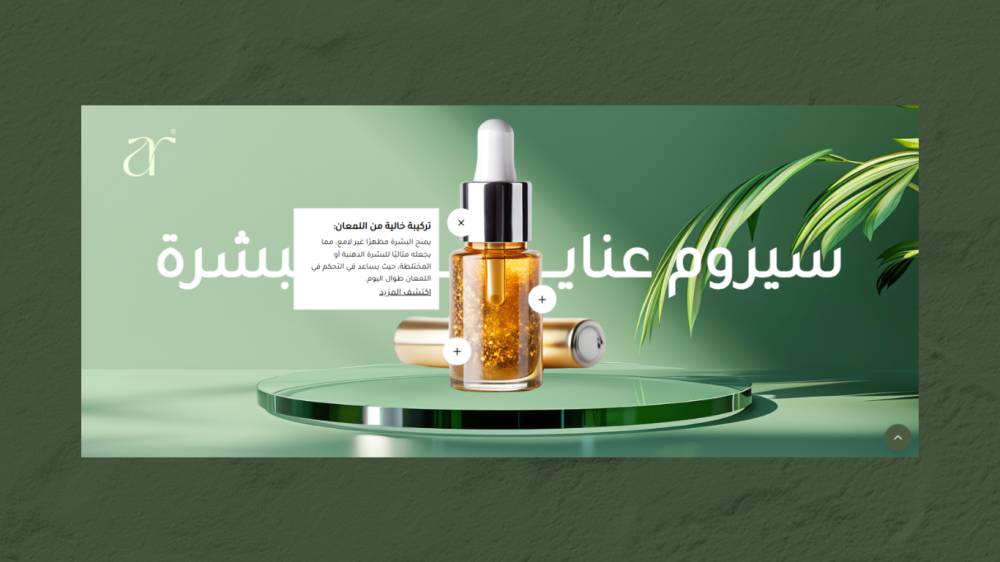 صورة مع نقاط تفاعلية