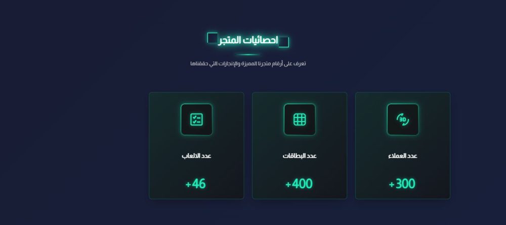 احصائيات المتجر (افق)