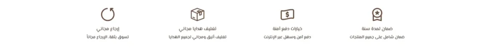 مميزات المتجر (جاليري)