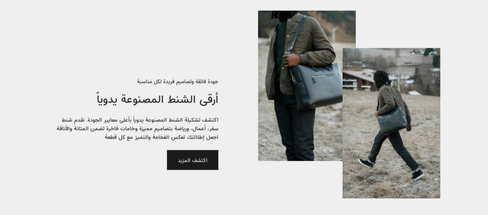 صور مع نص و زر (آرت)